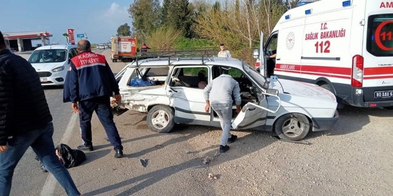 Osmaniye’de otomobiller çarpıştı: 1 ölü, 3 yaralı