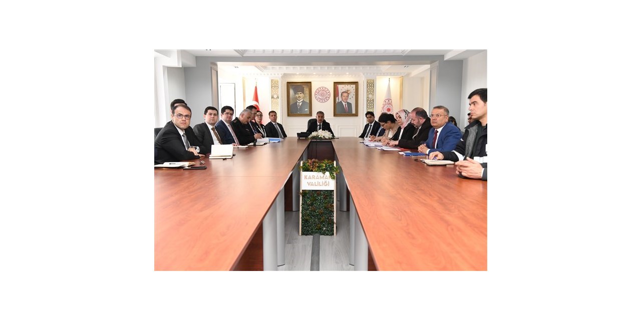 Karaman’da seçim güvenliği toplantısı yapıldı