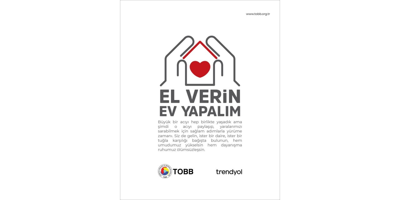 Trendyol’dan afet bölgesi kalıcı konut seferberliğine destek