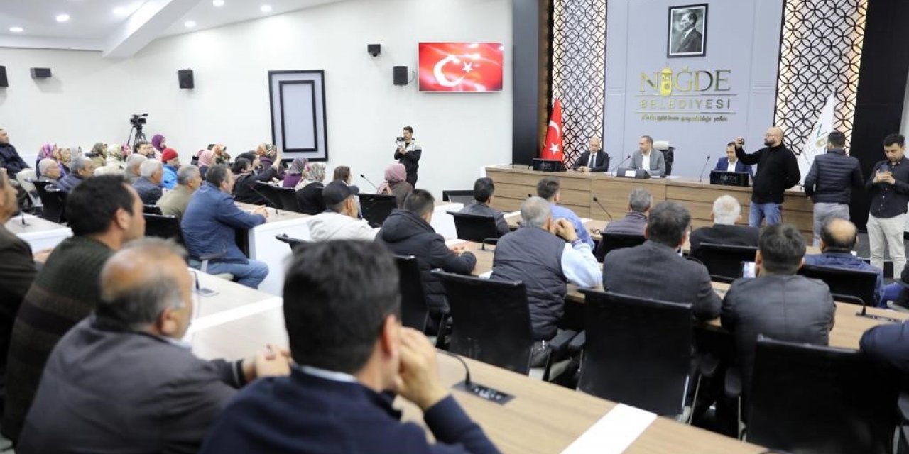 Niğdeli depremzedelerden Başkan Özdemir’e teşekkür