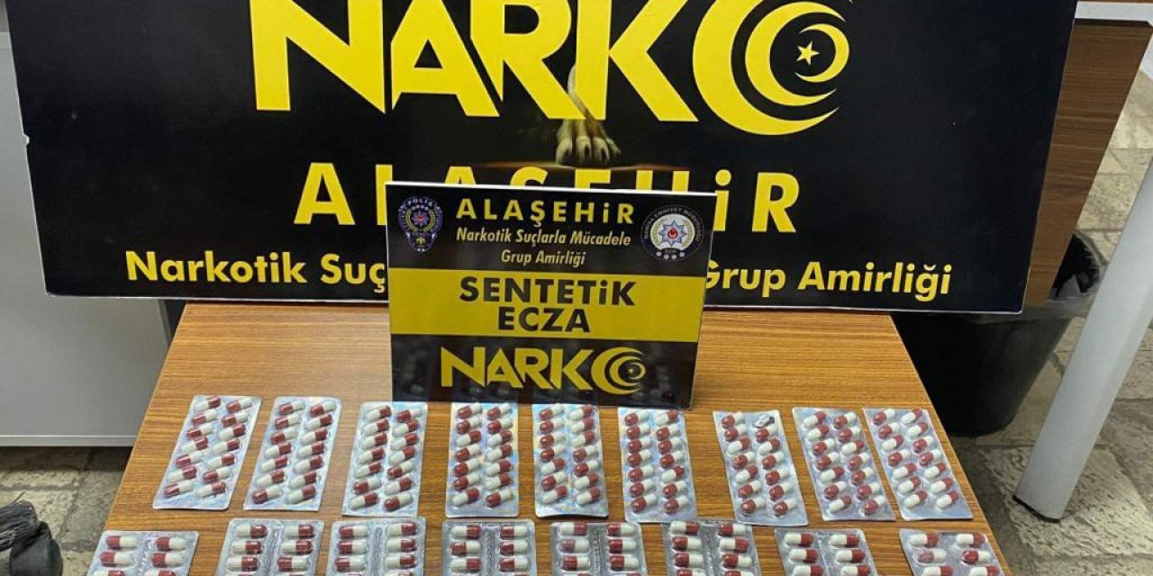 Alaşehir’de sentetik uyuşturucu operasyonu