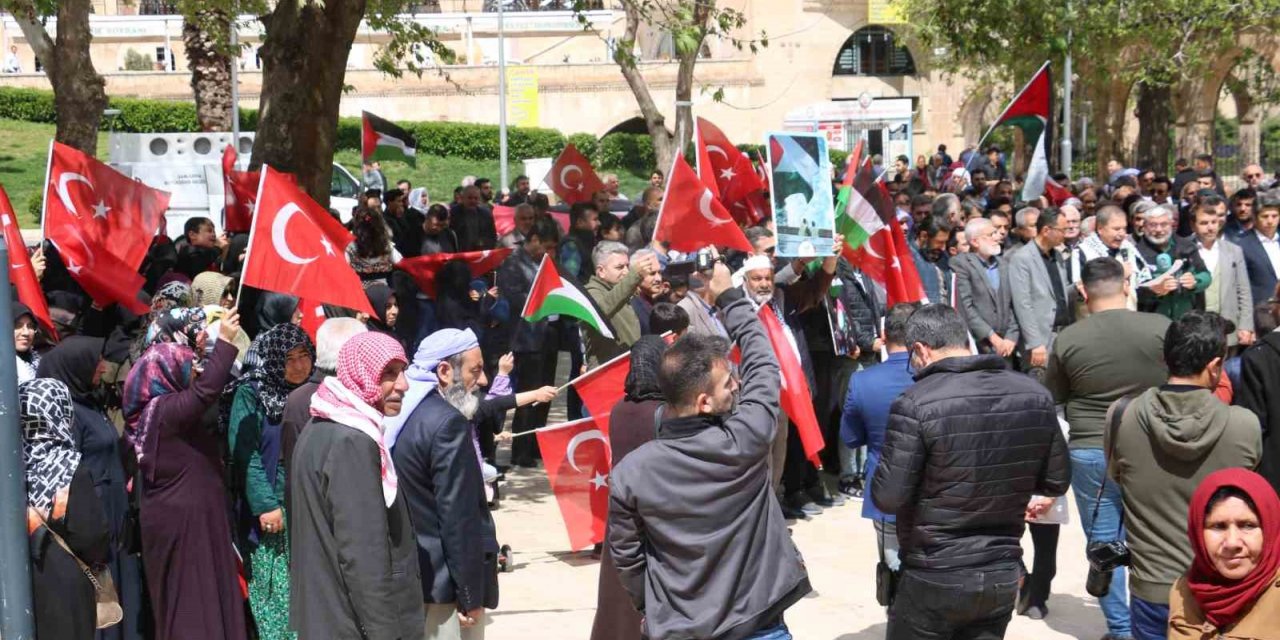 İsrail’in Mescid-i Aksa’ya yönelik saldırıları Şanlıurfa’da kınandı