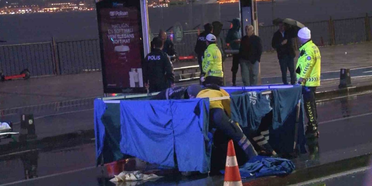 İstanbul’da otomobilin altında kalan motosiklet sürücüsü hayatını kaybetti
