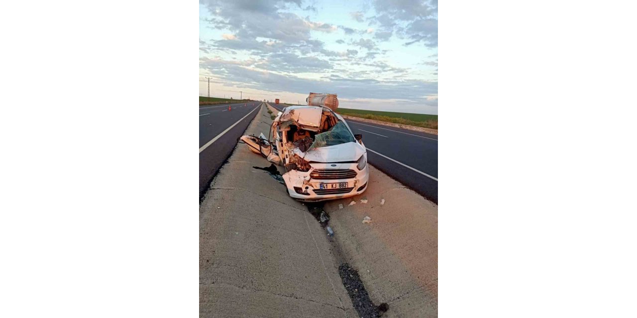 Nusaybin’de trafik kazası: 1 ölü, 3 yaralı
