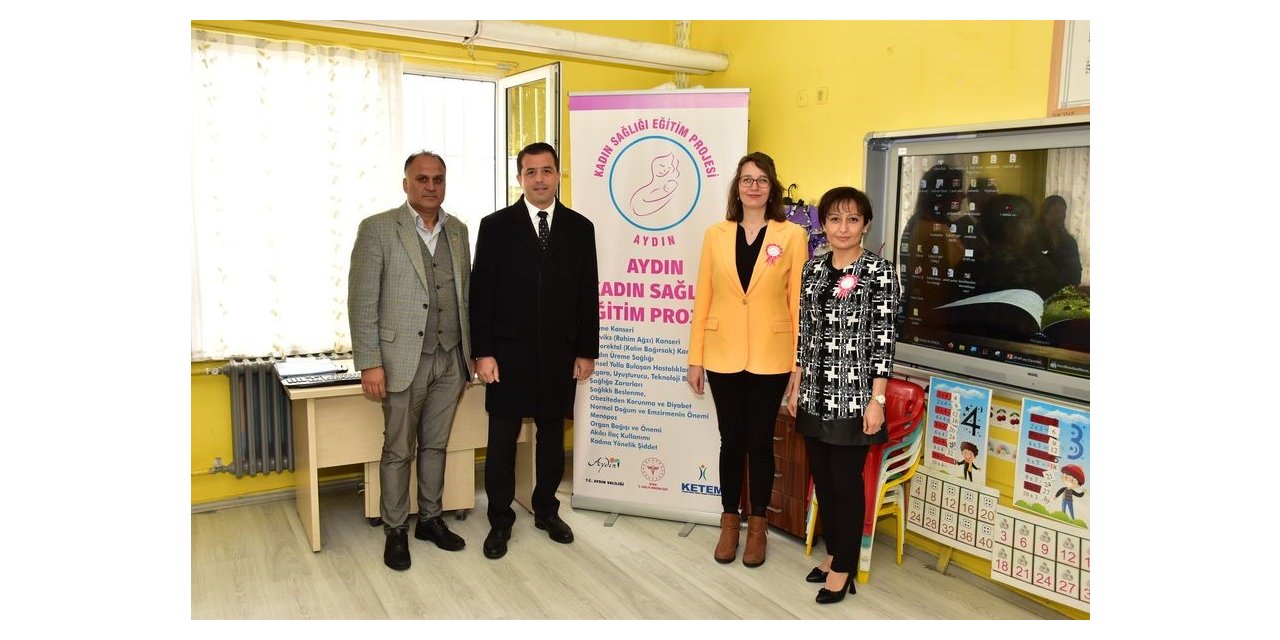 Aydın’da kadınlar ’Kadın Sağlığı Eğitim Projesi’ çerçevesinde bilgilendirildi