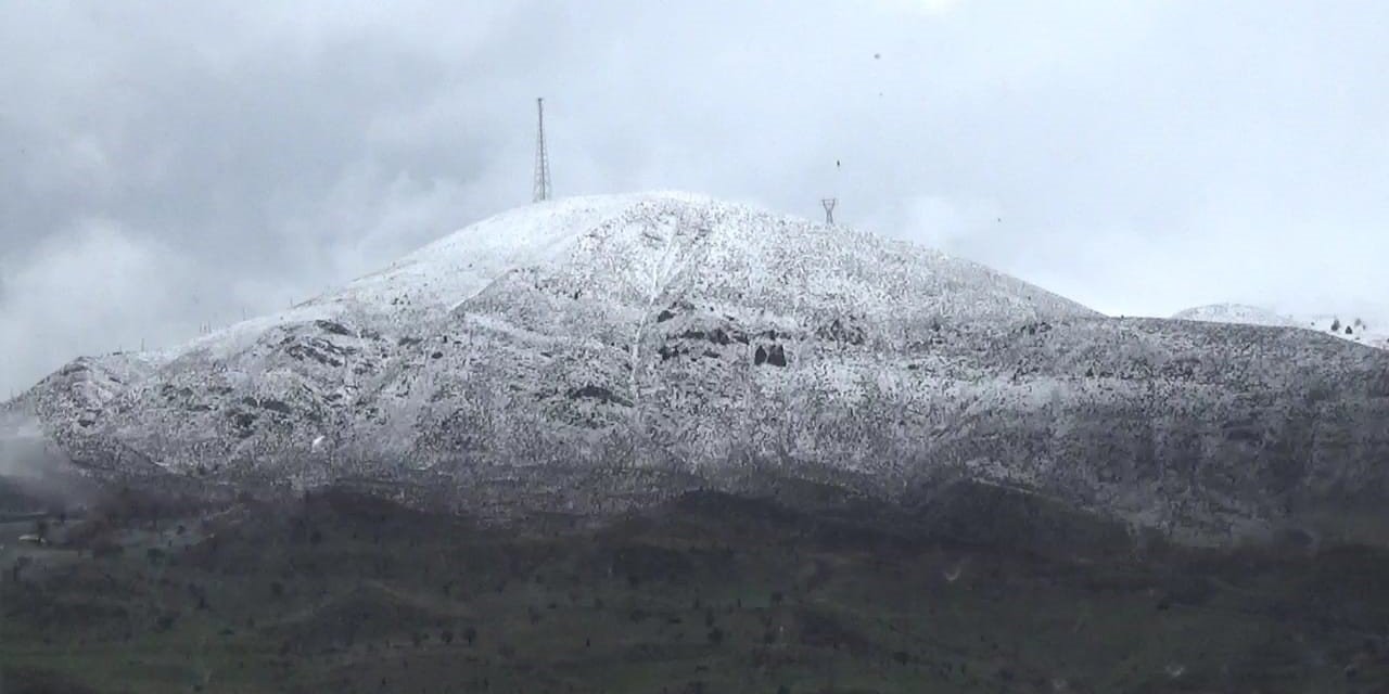 Tunceli’nin yüksek kesimleri beyaza büründü