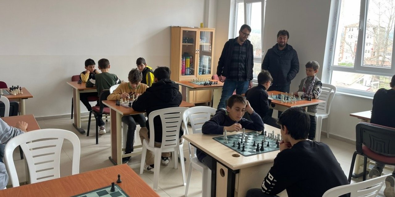 Hisarcık’ta satranç turnuvası