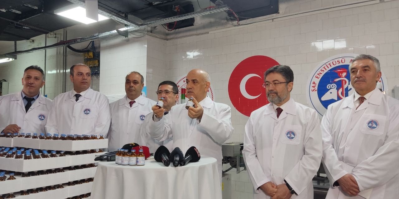 Bakan Kirişci: “Şap hastalığına karşı yaklaşık 12 milyon doz aşı üretildi, 4 buçuk milyon hayvan aşılandı”