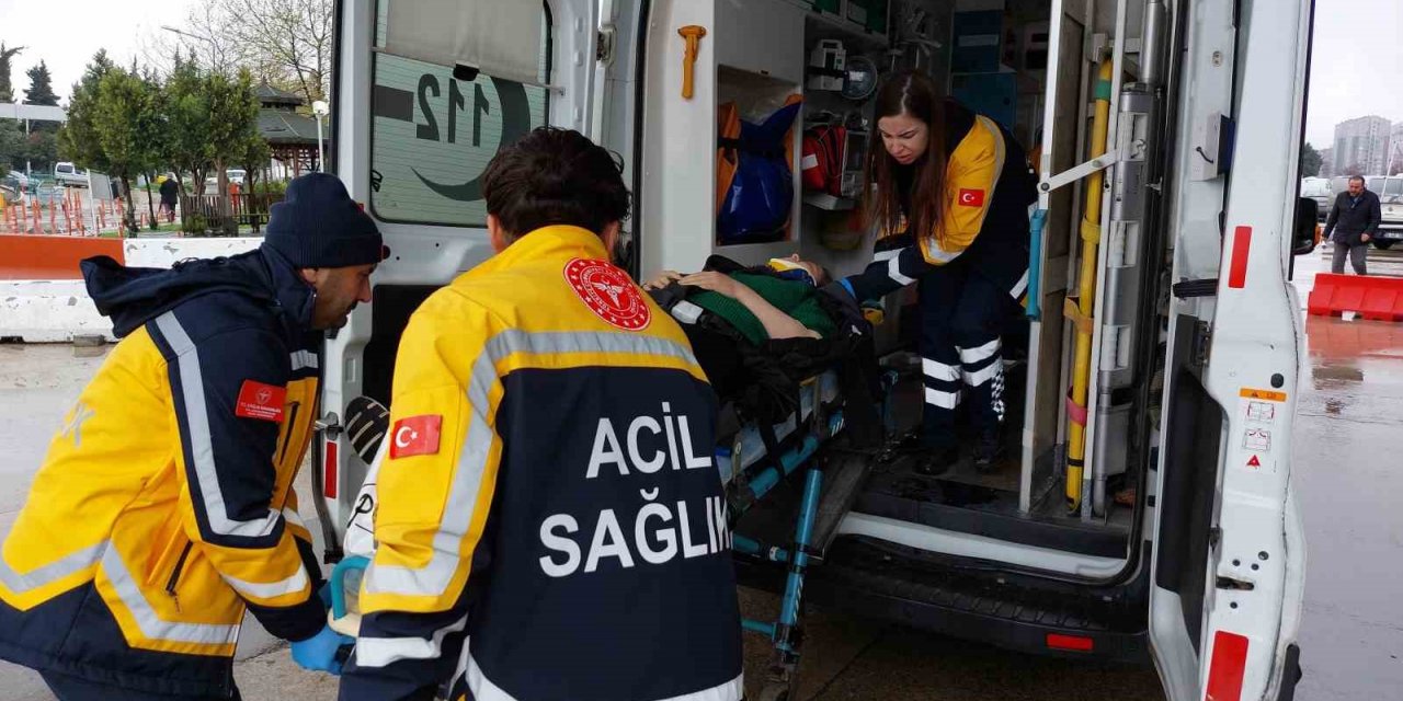 Samsun’da trafik kazası: 1 yaralı