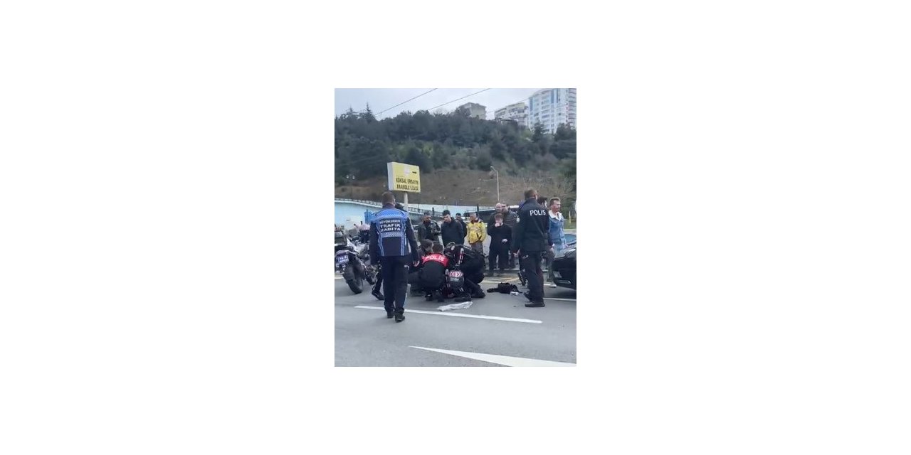 Samsun’da yunus polisleri kaza yaptı: 2 yaralı