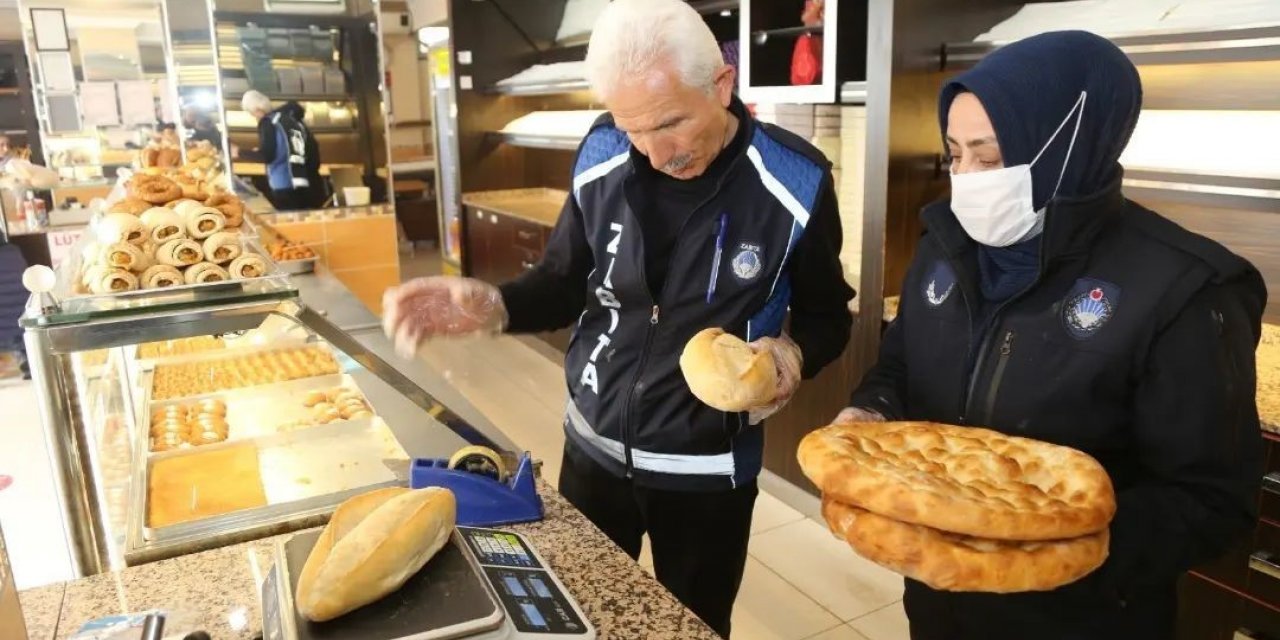 Zabıtadan fırın denetimi