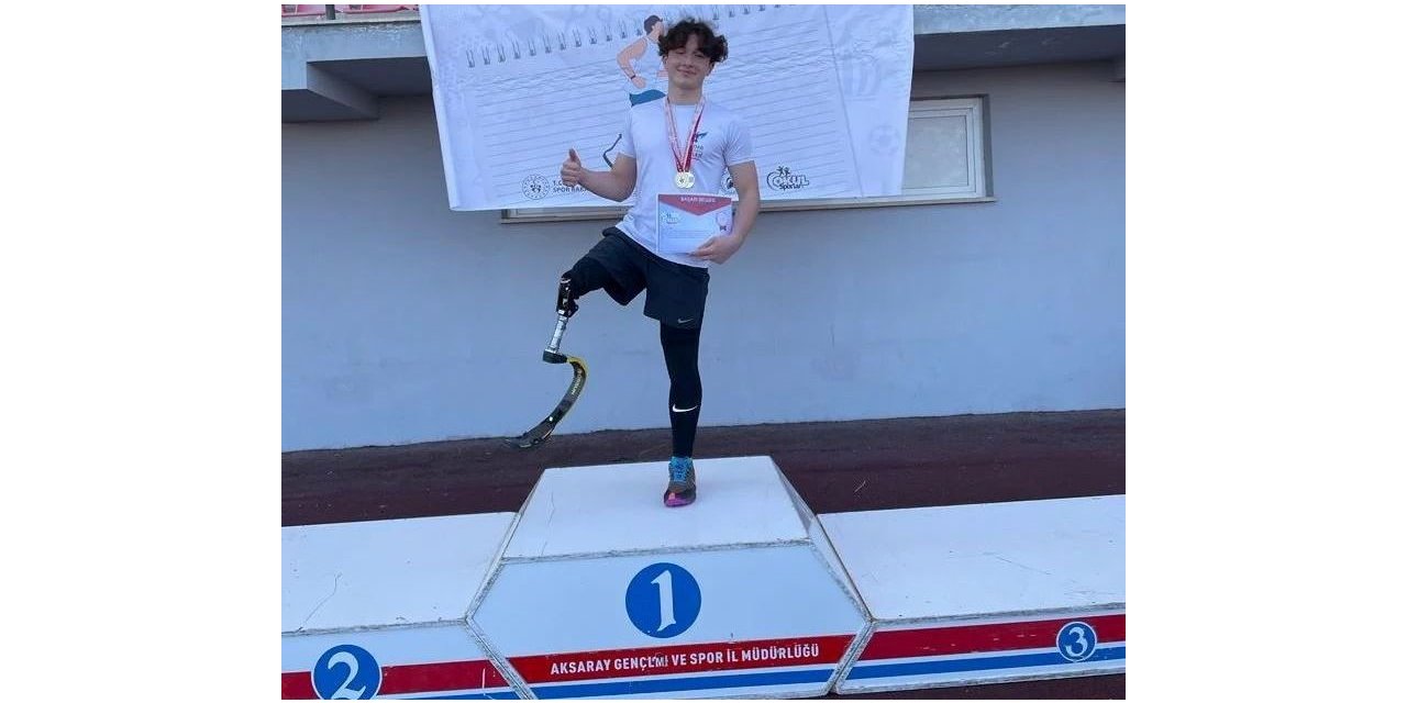 Bedensel Engelliler Atletizm finalleri 100 ve 200 metre Türkiye birincisi Kütahya’dan