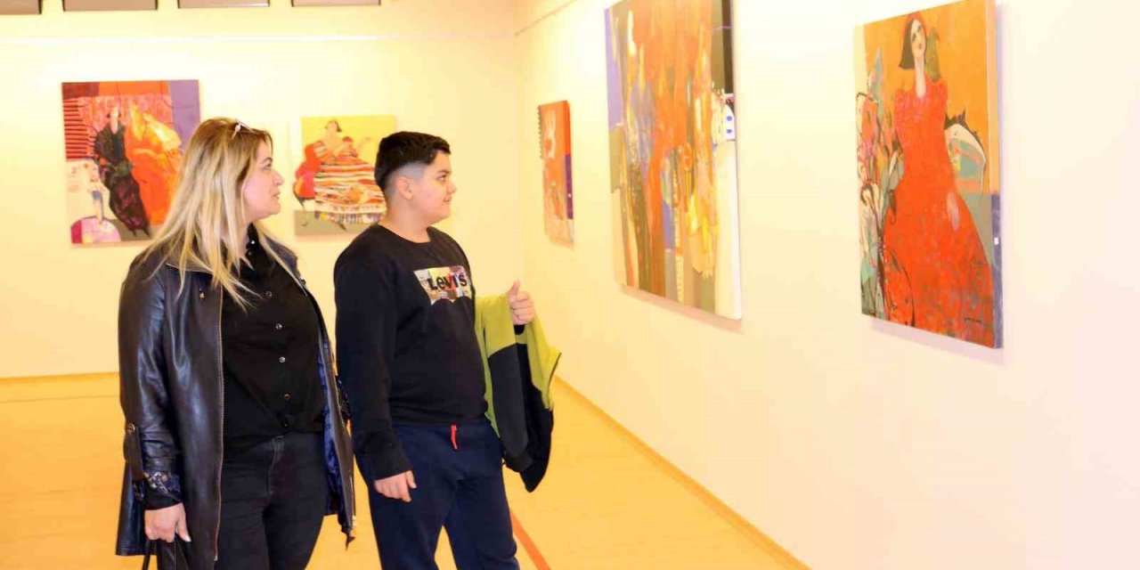 Ressam Güler Genç Erol SANKO Sanat Galerisi’nde sergi açtı