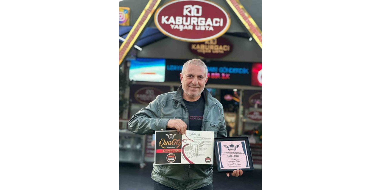 Adanalı kebapçıya ‘En İyi Et Lokantası’ ödülü