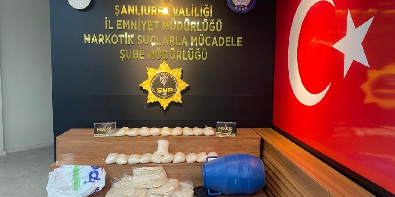 Şanlıurfa’da 10 kilo 100 gram uyuşturucu ele geçirildi