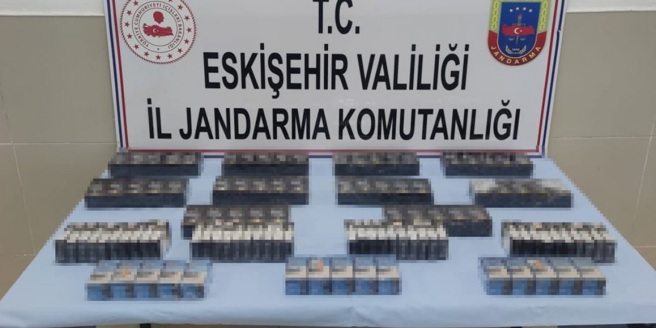 Eskişehir’de 170 paket kaçak sigara ele geçirildi