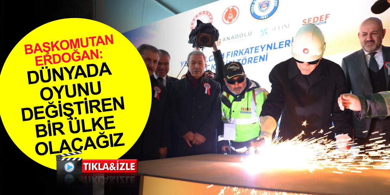 TCG Anadolu Gemisi TSK envanterine girdi! Cumhurbaşkanı Erdoğan: Dünyada oyunu değiştiren bir ülke olacağız
