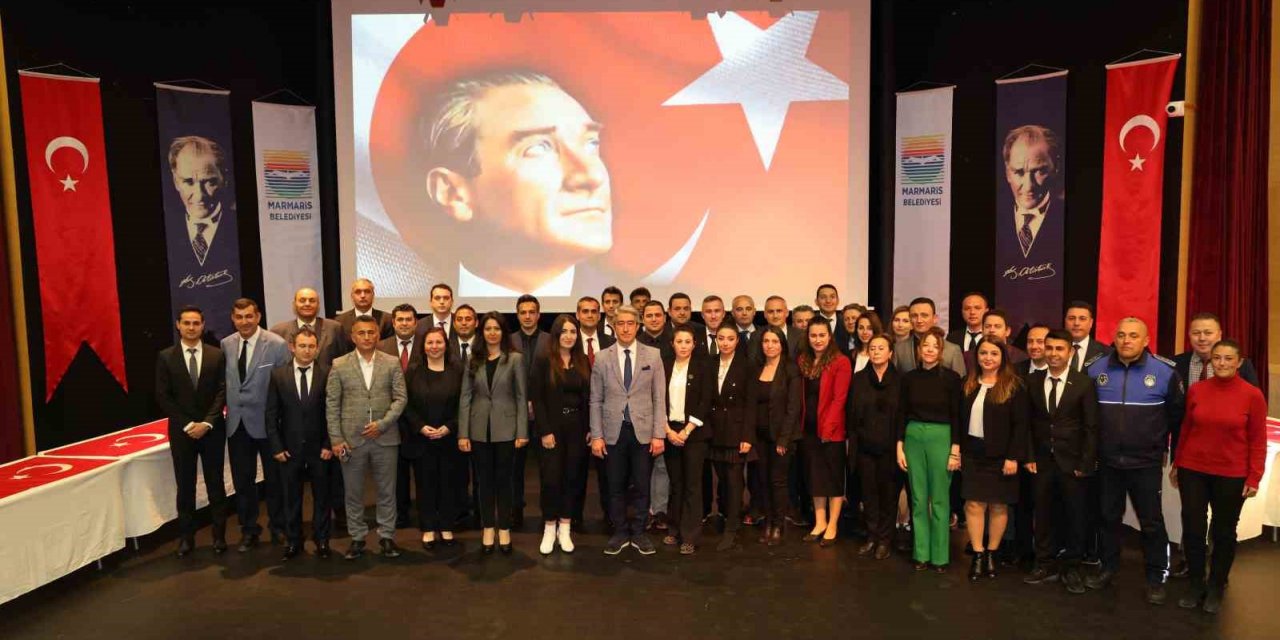 Marmaris Belediyesi’nde, 28 sözleşmeli personel memuriyete geçti