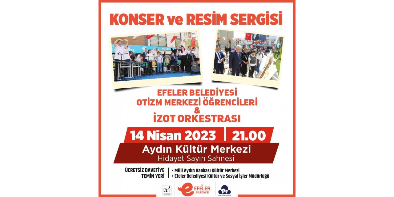 Efeler’in otizmli öğrencileri ve İZOT’dan anlamlı etkinlik