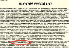 Kilisedeki "ŞOK" isim