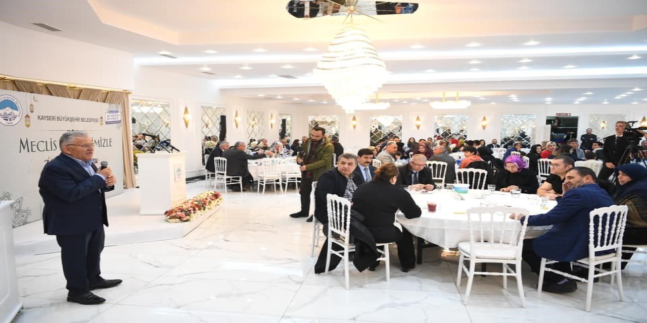 Başkan Büyükkılıç, Meclis Üyeleri ve Aileleriyle İftarda Buluştu