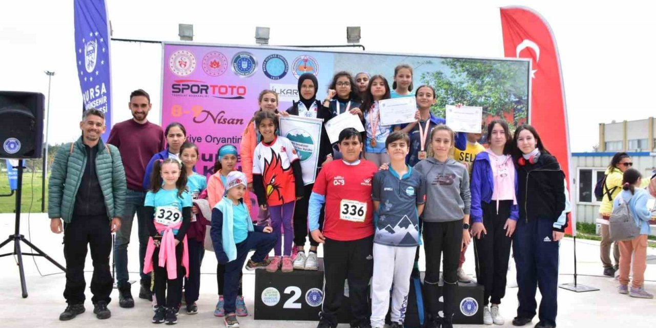 İnönü Belediyesi 2. Kademe Bursa Oryantiring Yarışlarına damga vurdu