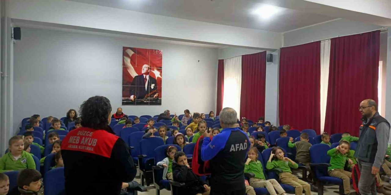 Okullarda afete hazırlık eğitimi