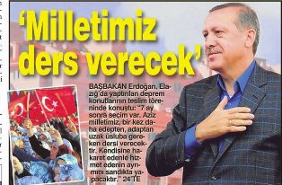 Dersi millet verecek