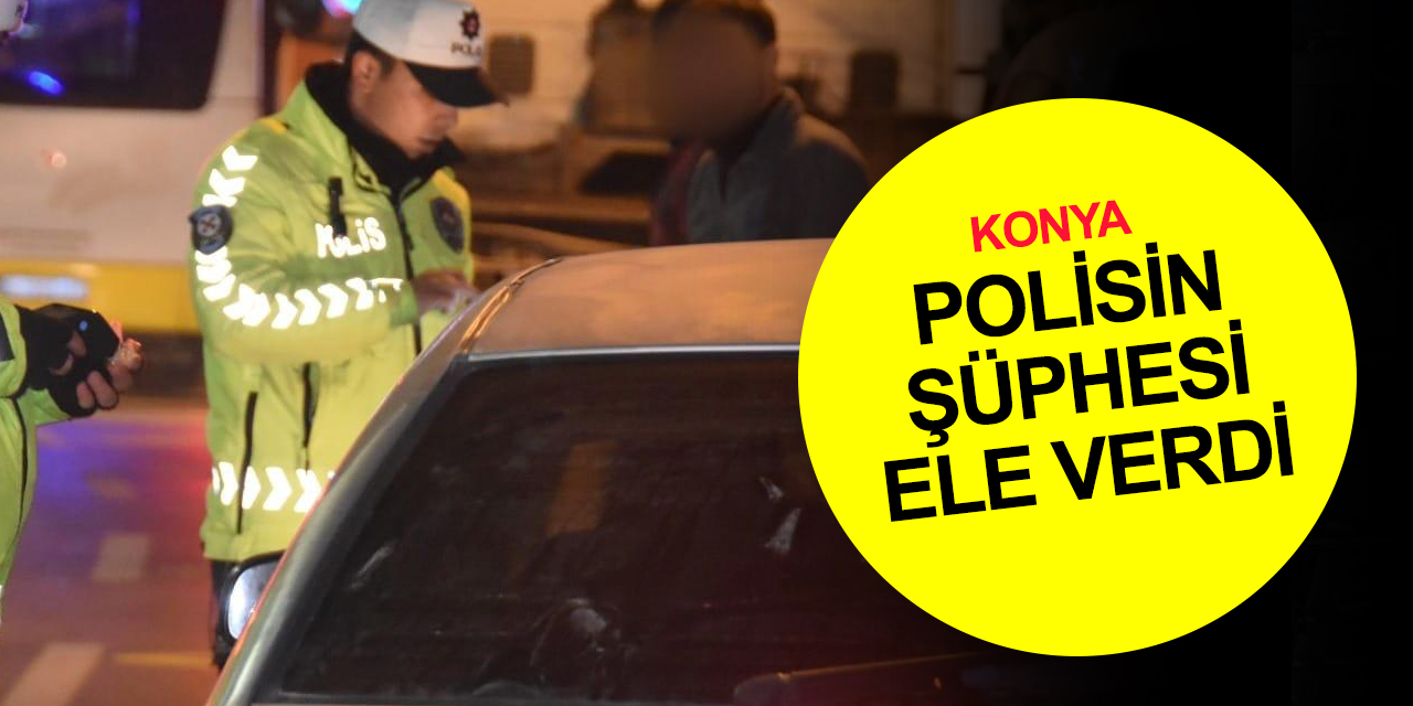 Konya'da polisin şüphesi haklı çıktı! Durdurulan araca gizlenmiş yüklü miktarda eroin ele geçirildi