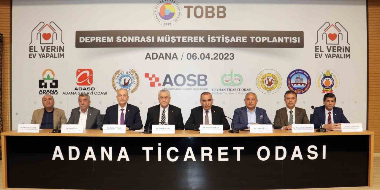 Konut seferberliğine Adana iş dünyasından tam destek