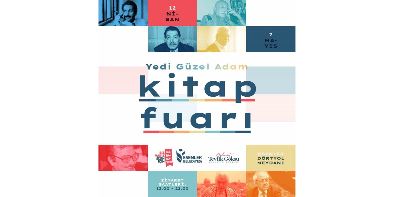 Esenler’de Yedi Güzel Adam Kitap Fuarı başlıyor