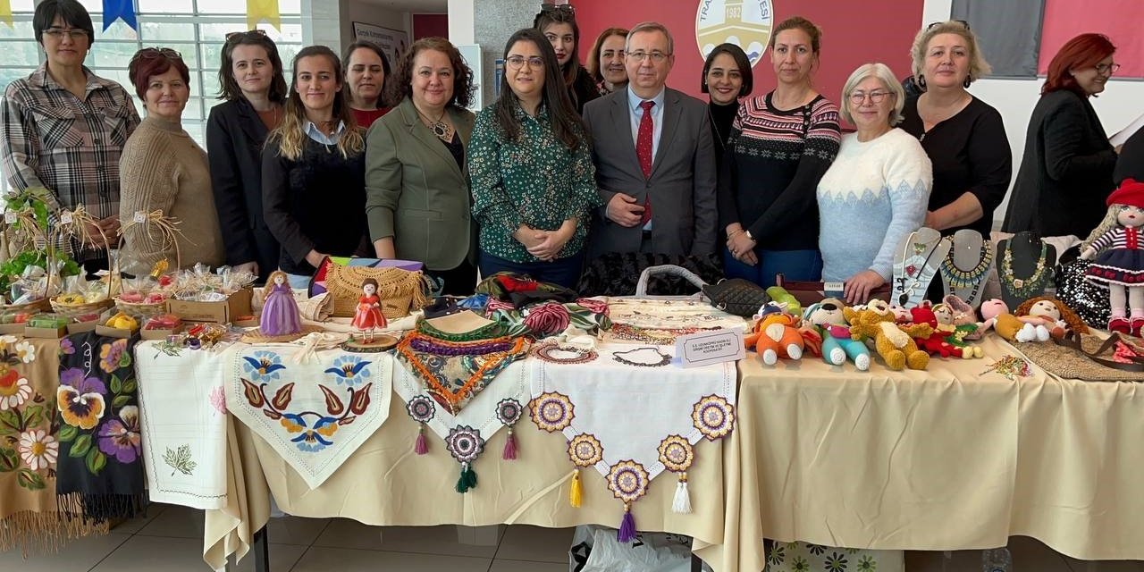 Edirne’de kadınların el emeği ürünler büyük beğeni aldı