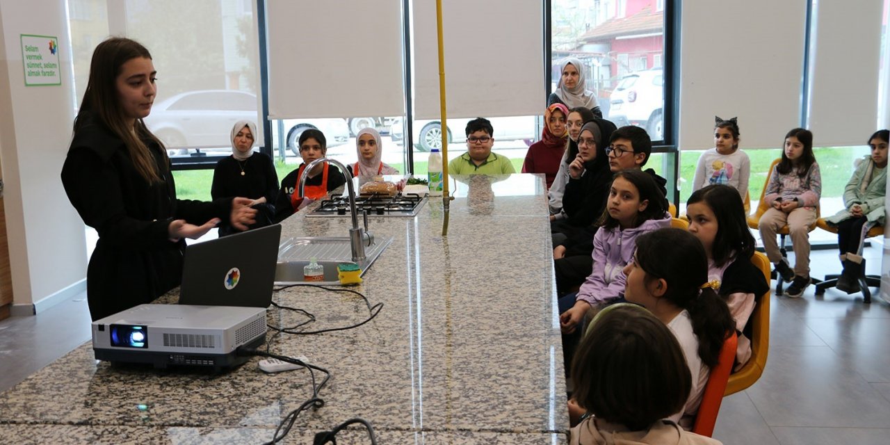 SGM öğrencileri sağlıklı beslenmeye dikkat çekti