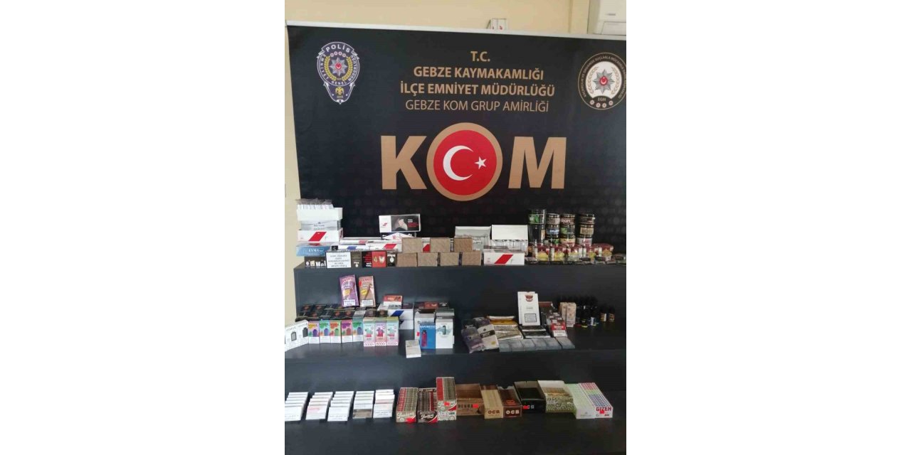 Kocaeli’de 7 bin 200 içi dolu makaron ele geçirildi