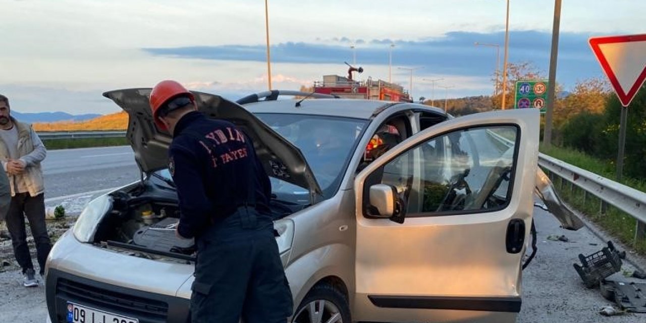 Aydın’da trafik kazası: 2 yaralı