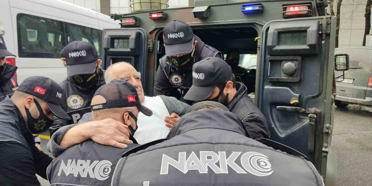 Uyuşturucu baronu Ürfi Çetinkaya adliyeye sevk edildi