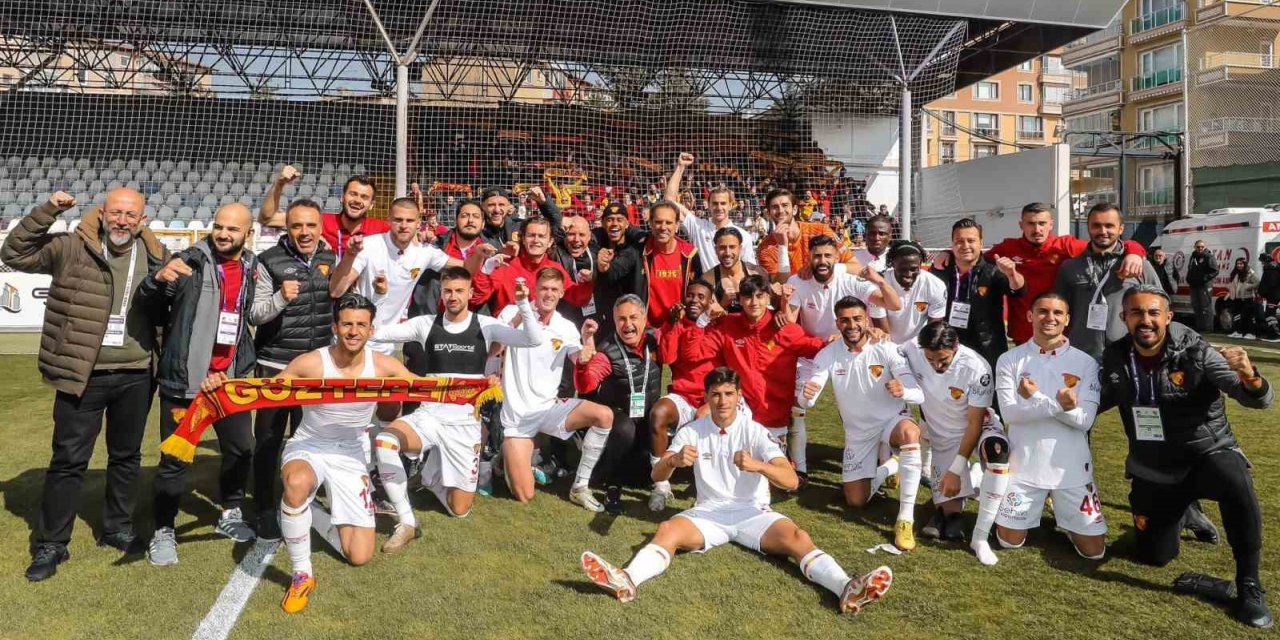 Göztepe, ilk kez play-off hattında