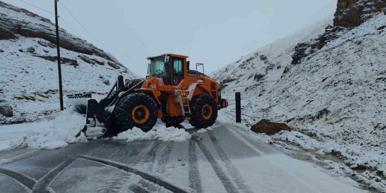 Van-Bahçesaray yolu ulaşıma kapatıldı