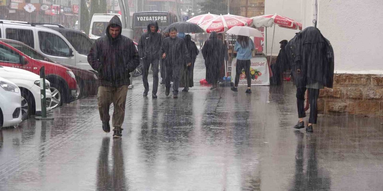 Yozgat’ta dolu etkili oldu