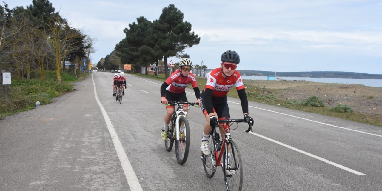 Sinop’ta Bisiklet İl Birinciliği müsabakaları