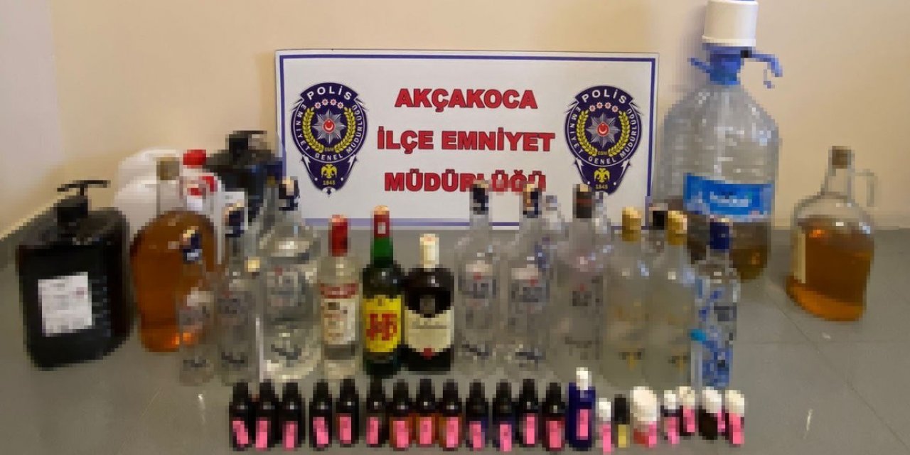 Alkol imalatına polisten baskın