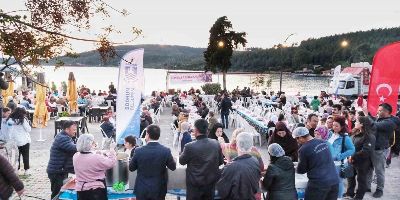 Bodrum Belediyesi’nin iftar programları sürüyor