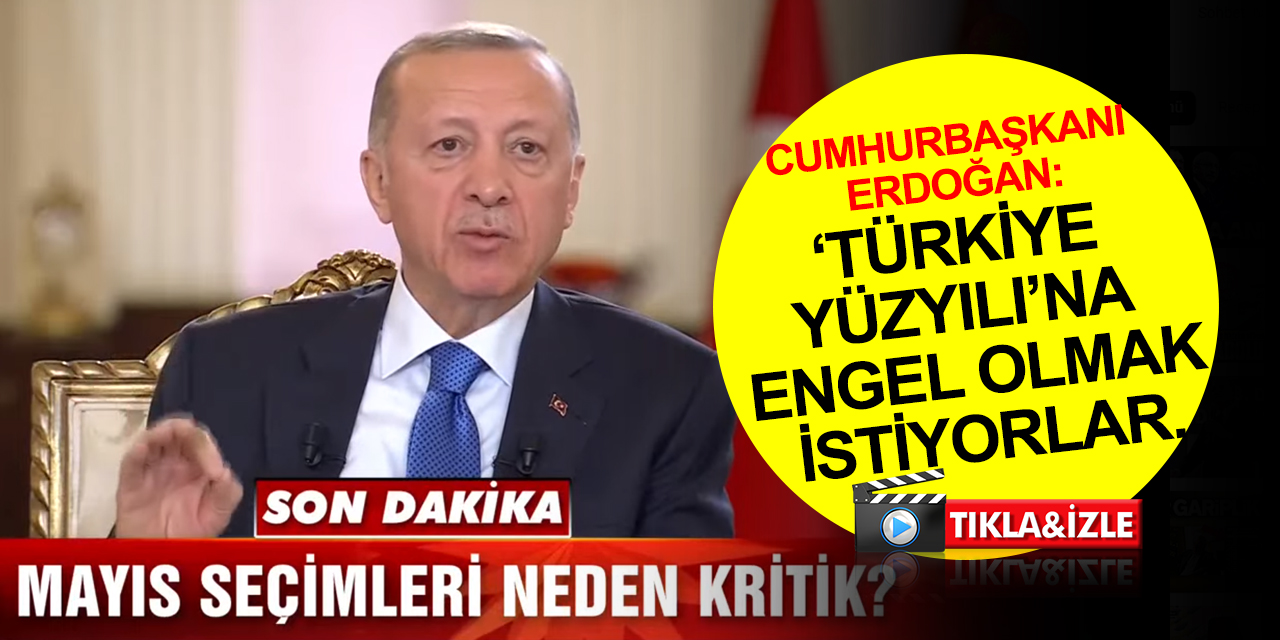 Cumhurbaşkanı Erdoğan'dan canlı yayında önemli açıklamalar! Seçimler ilk turda biter mi?