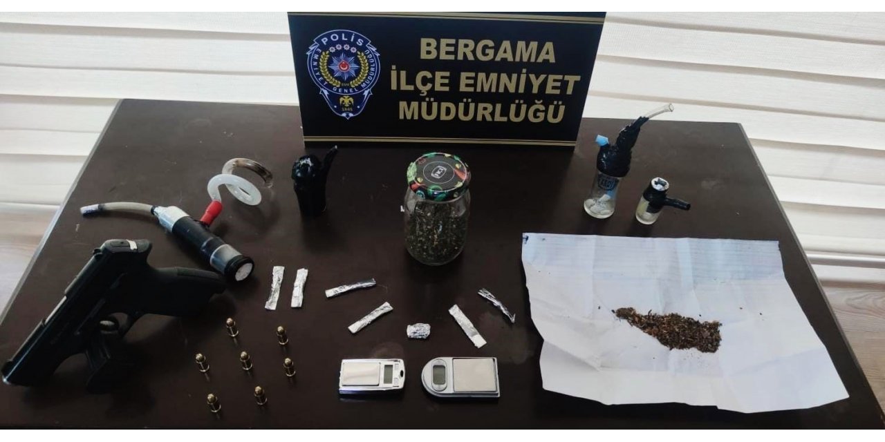 Evine operasyon düzenlenen uyuşturucu taciri tutuklandı