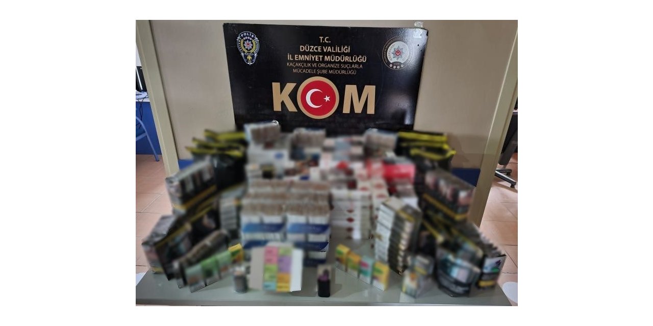 Kaçak tütün ve sigara ele geçirildi