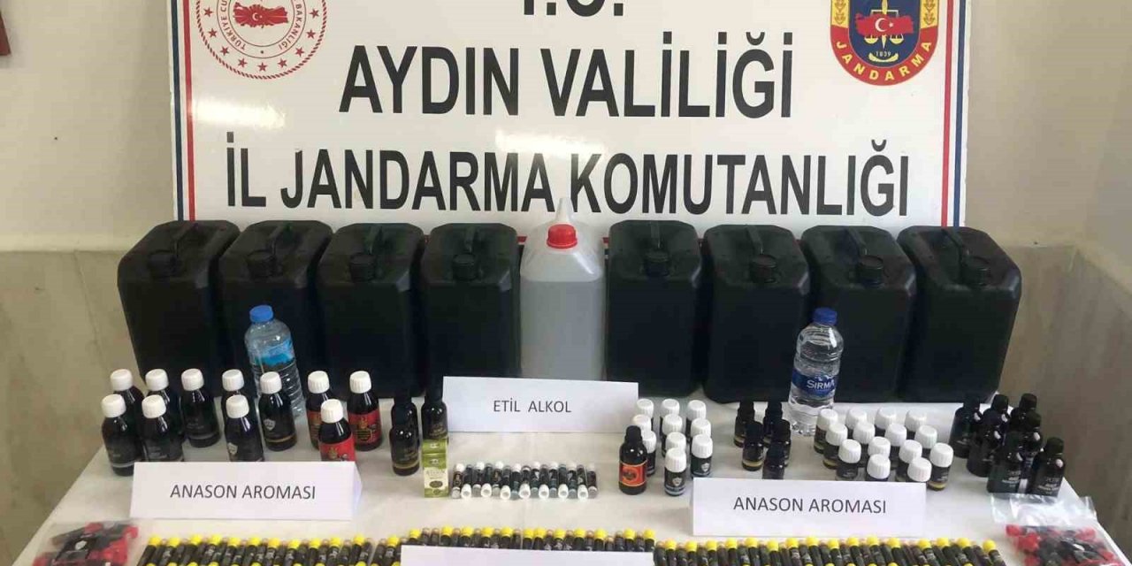 Didim’de 46 litre etil alkol ele geçirildi