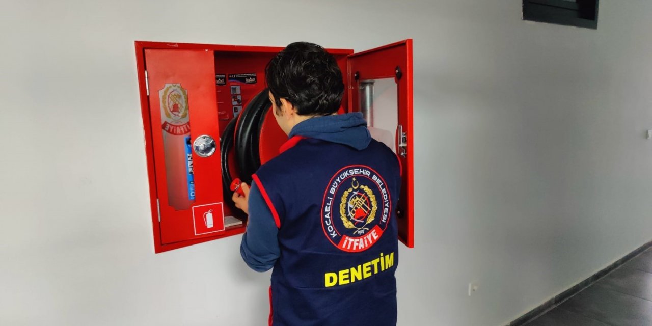 Kocaeli Şehir Hastanesi’nde yangın denetimi