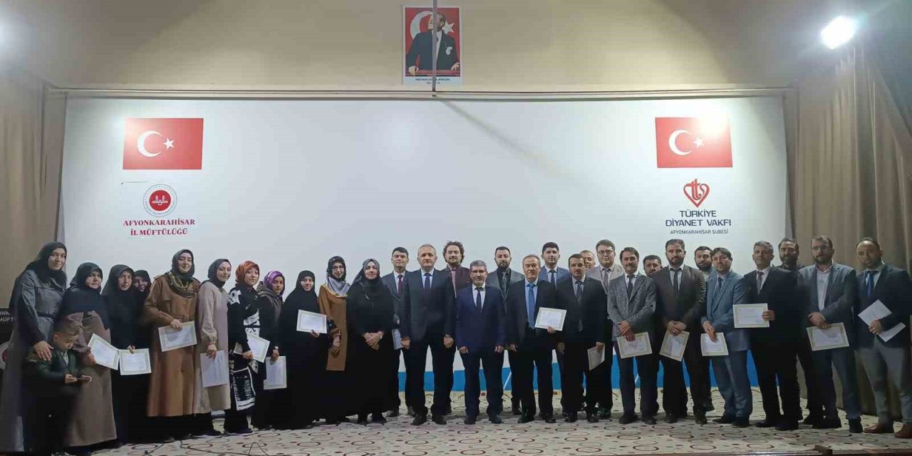 Depremde görev alan personele başarı belgesi