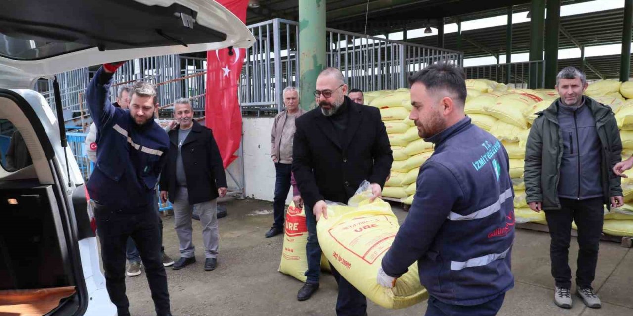 840 çiftçiye gübre desteği