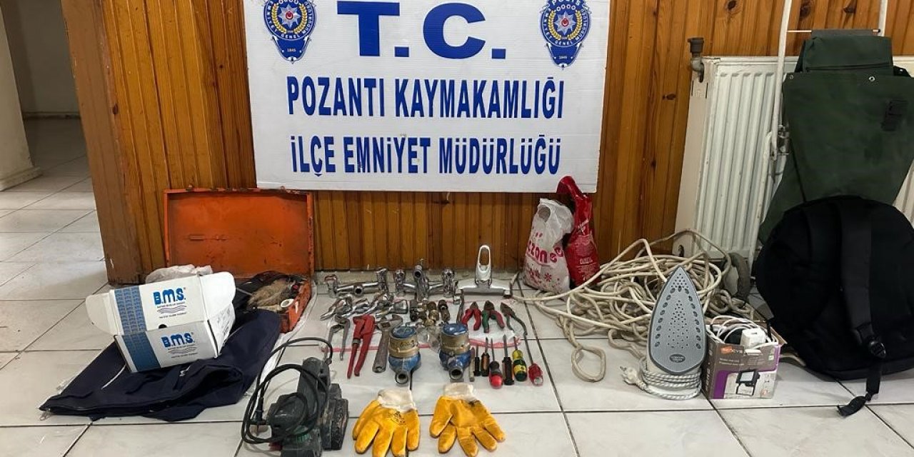 Yayla evlerinden hırsızlık yaparken suçüstü yakalandı